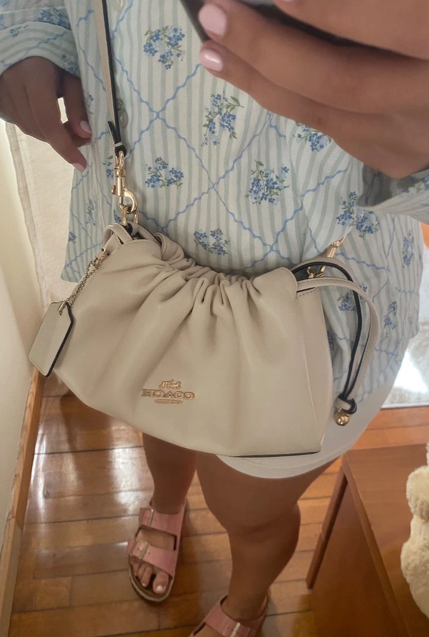 bolsa mala Coach Faye Shoulder beige crème lindissima sans défauts – photo 5